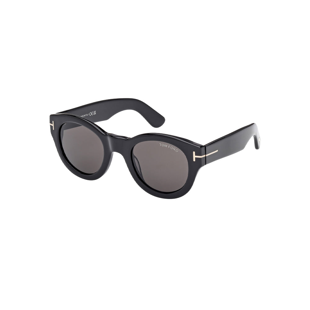 Tom Ford TF1212 glasses in black, 45° view
