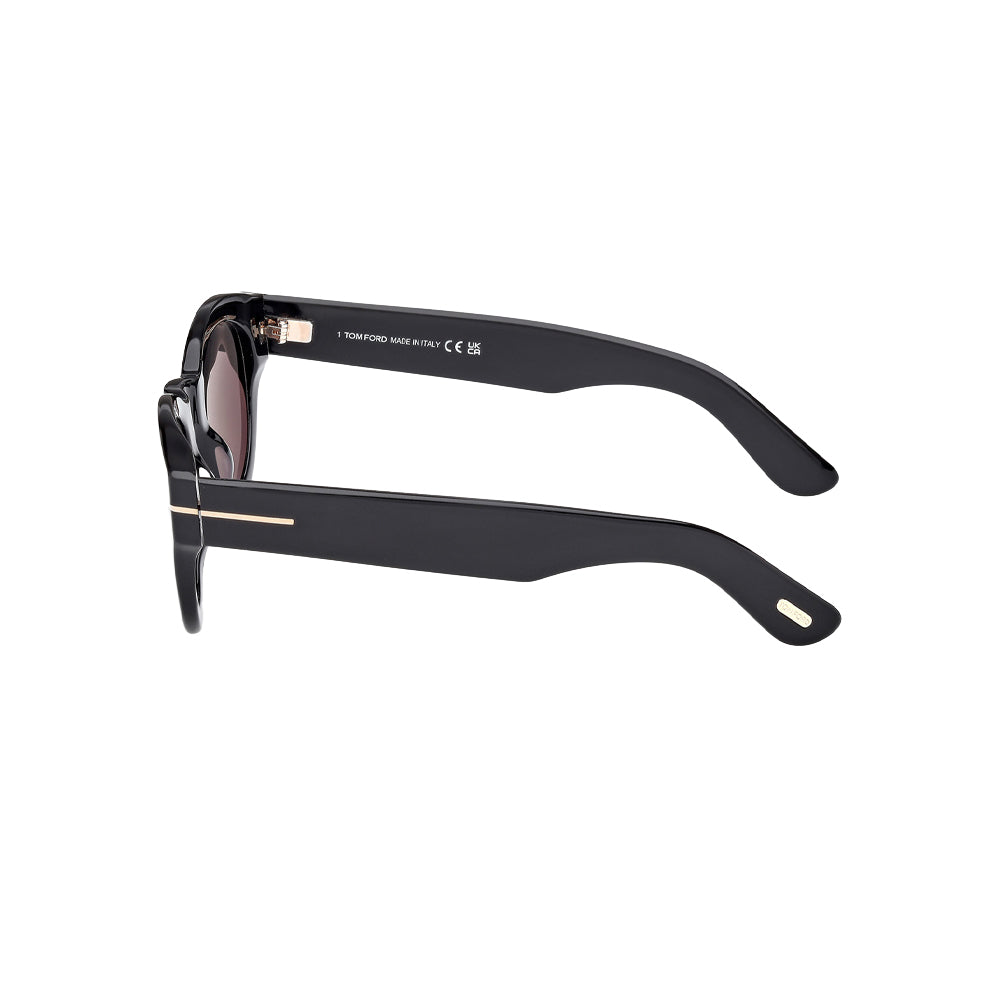 Tom Ford TF1212 glasses in black, side view