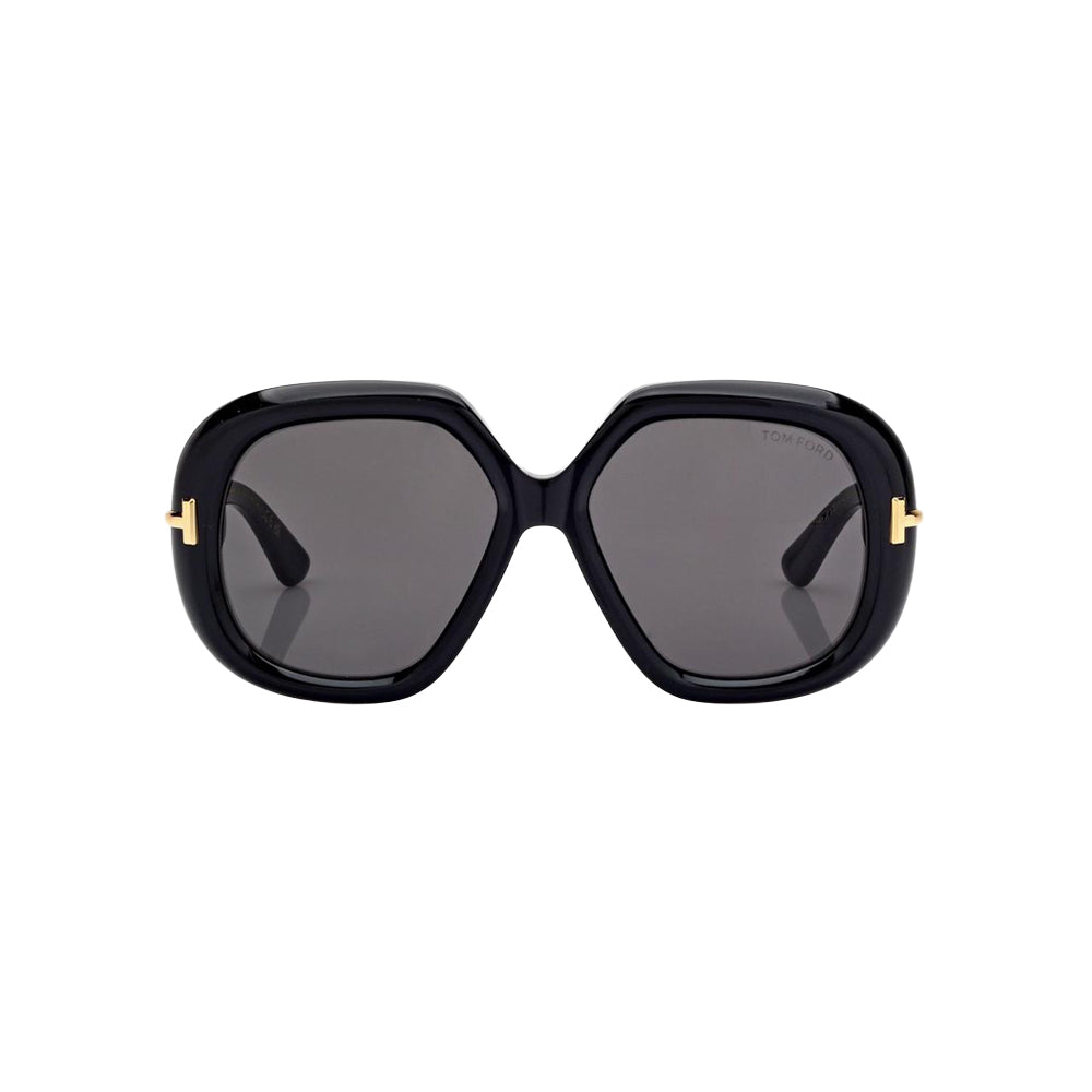 Tom Ford TF1278 glasses in black, front view