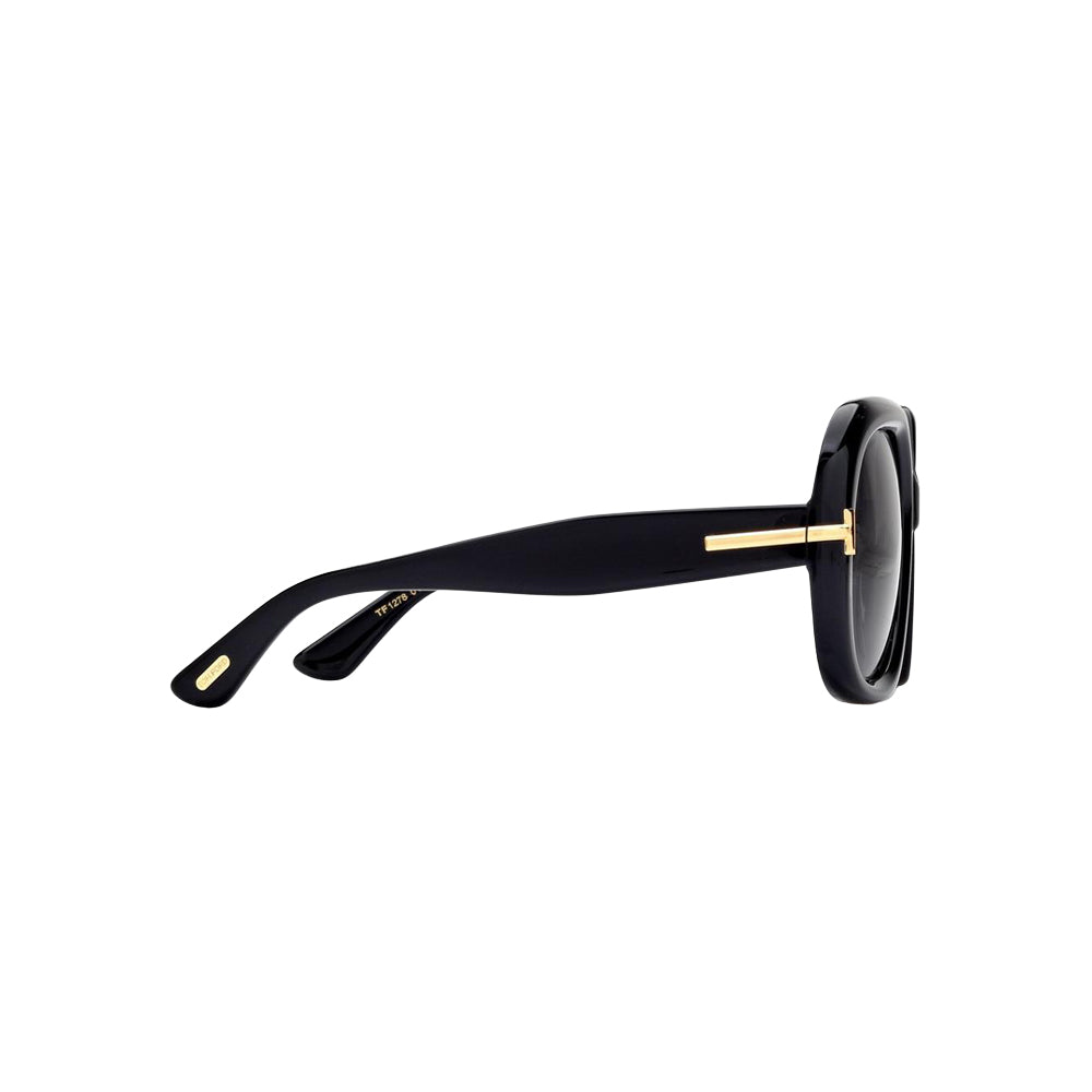 Tom Ford TF1278 glasses in black, side view