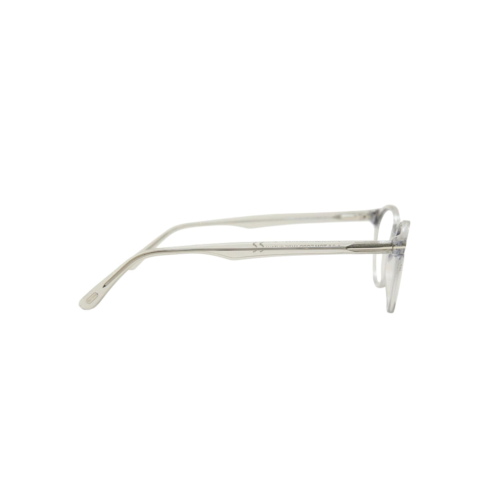Tom Ford TF5557-B glasses in white, side view