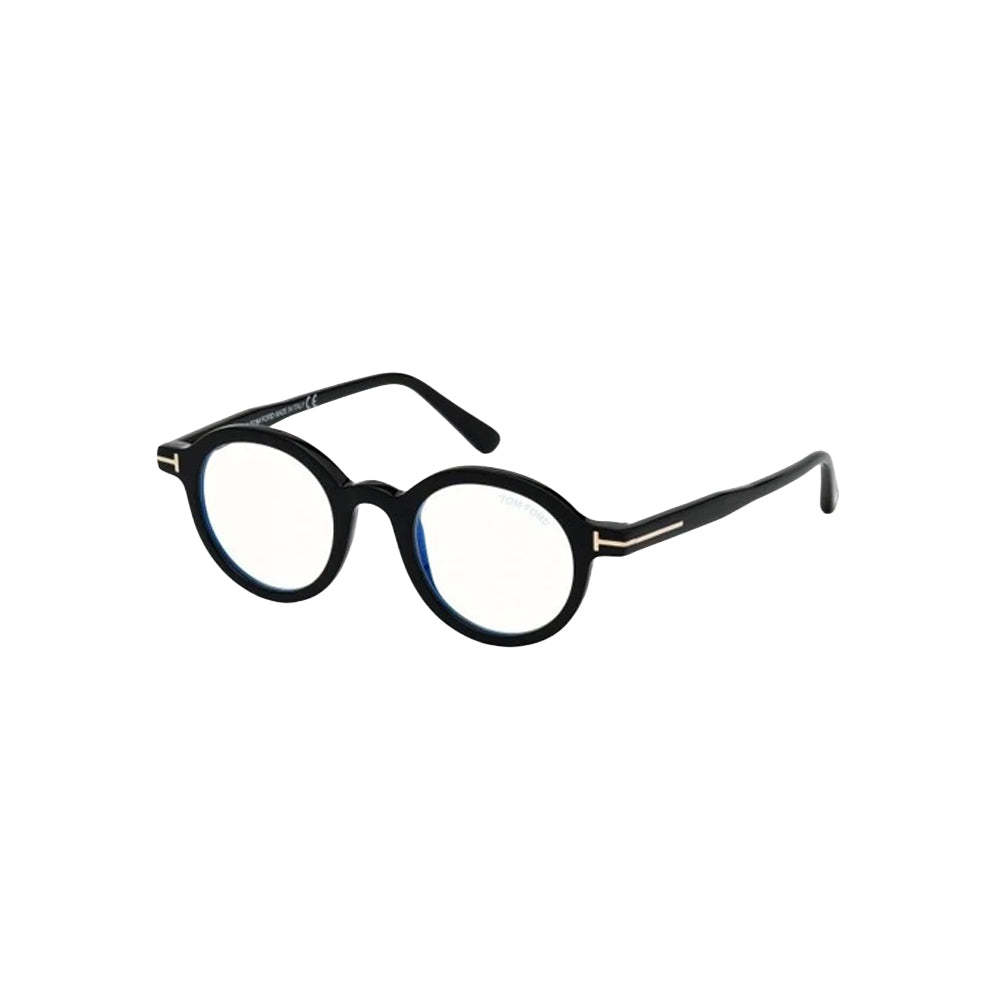 Tom Ford TF5664-B glasses in black, 45° view