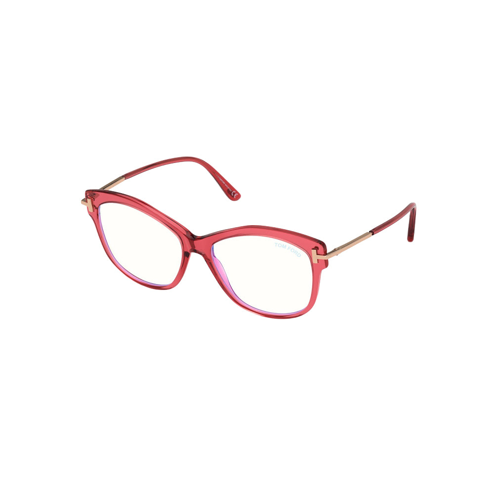Tom Ford TF5705-B glasses in black, 45° view