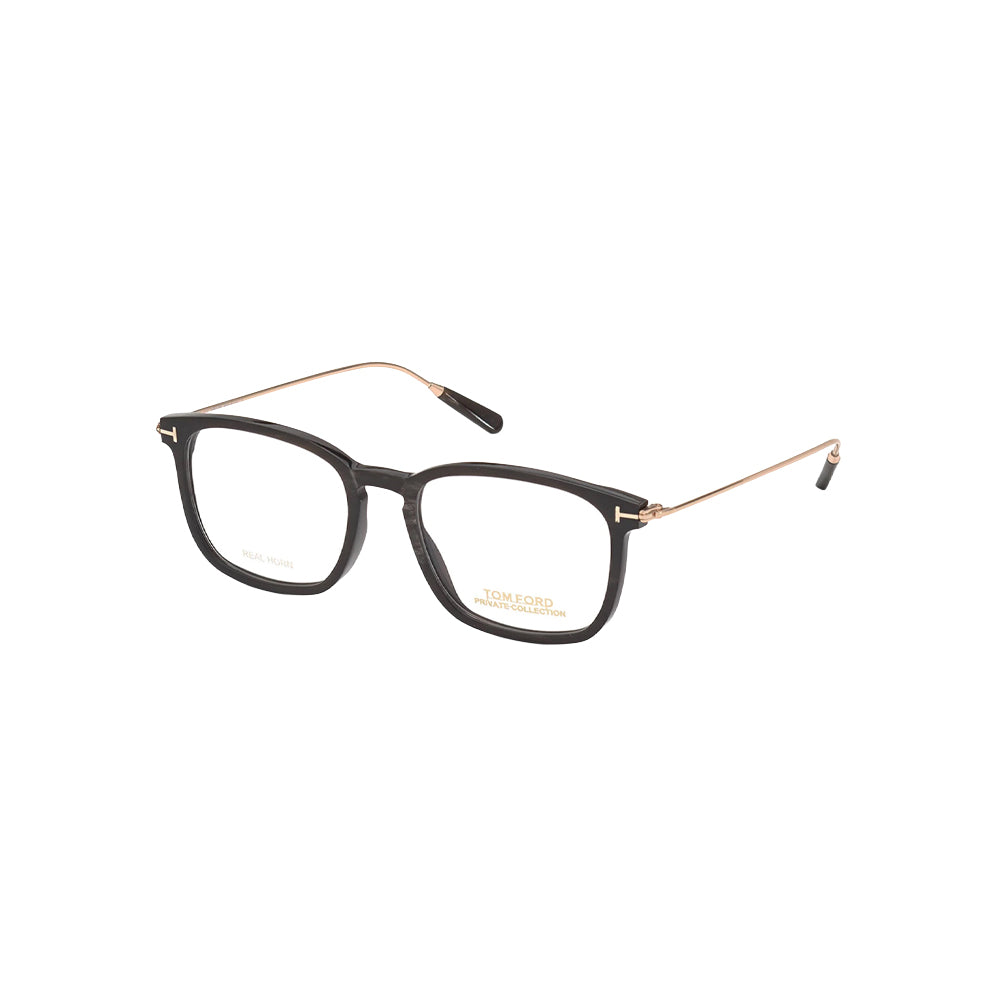 Tom Ford TF5722-P glasses in black, 45° view
