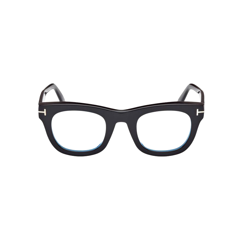 Tom Ford TF5872-B glasses in black, front view