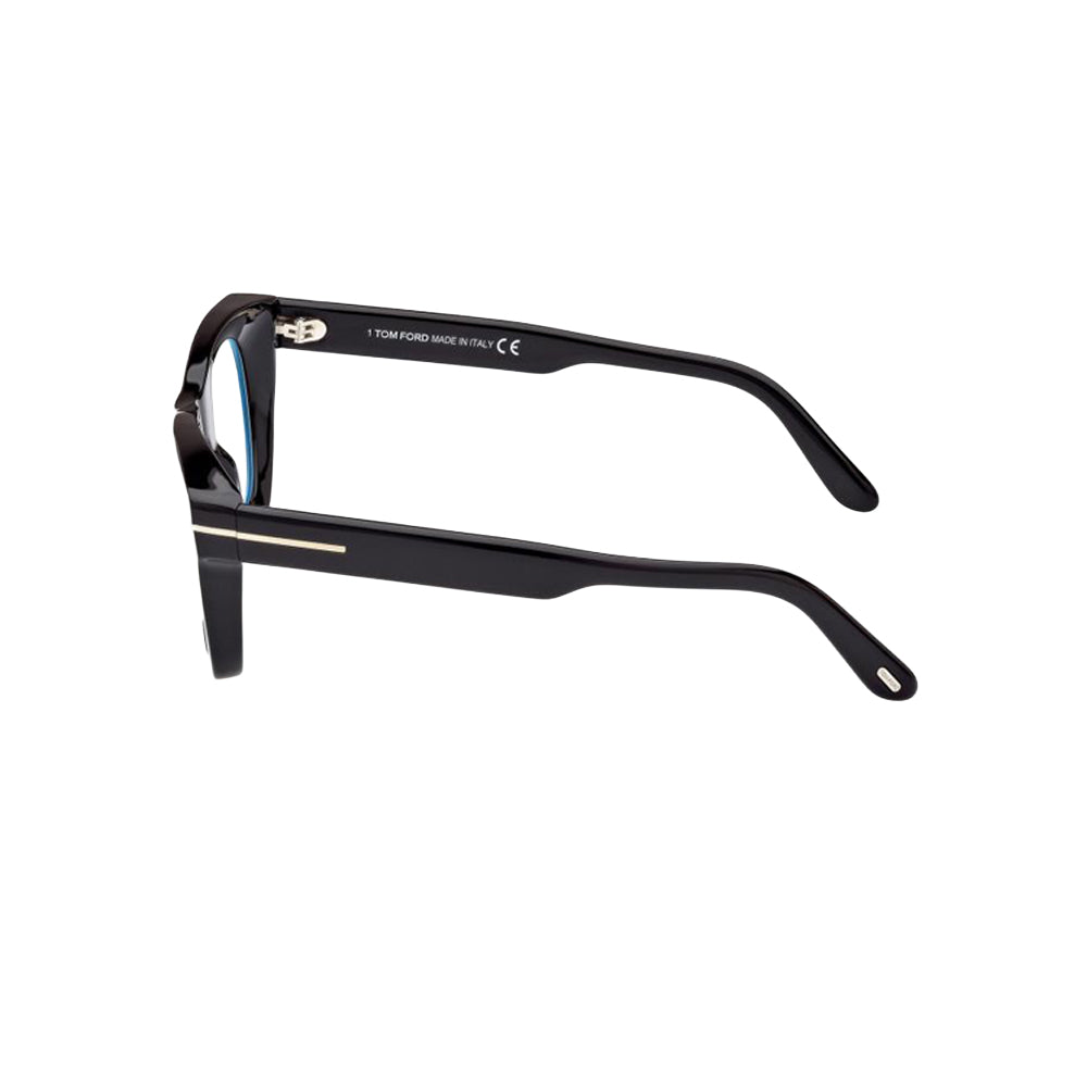 Tom Ford TF5872-B glasses in black, side view