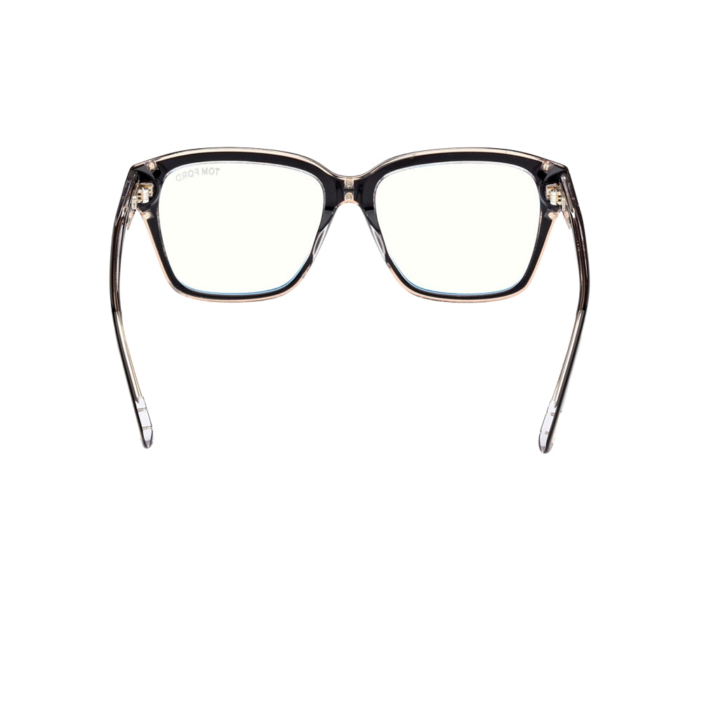 Tom Ford TF5955-B glasses in grey, front view