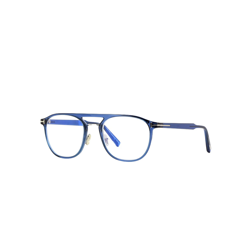 Tom Ford TF5982-B glasses in black, 45° view
