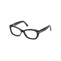 Tom Ford TF6046-B glasses in black, 45° view