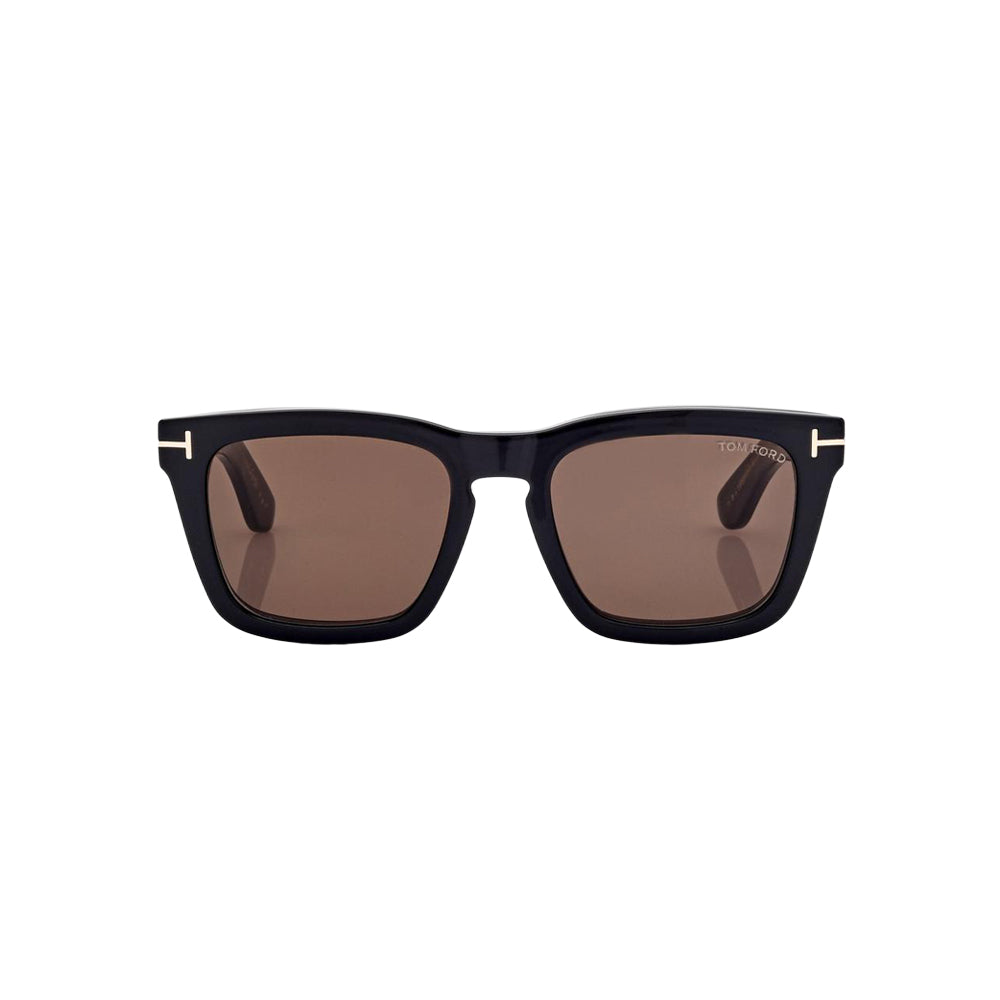Tom Ford TF6070-B sunglasses in black, front view