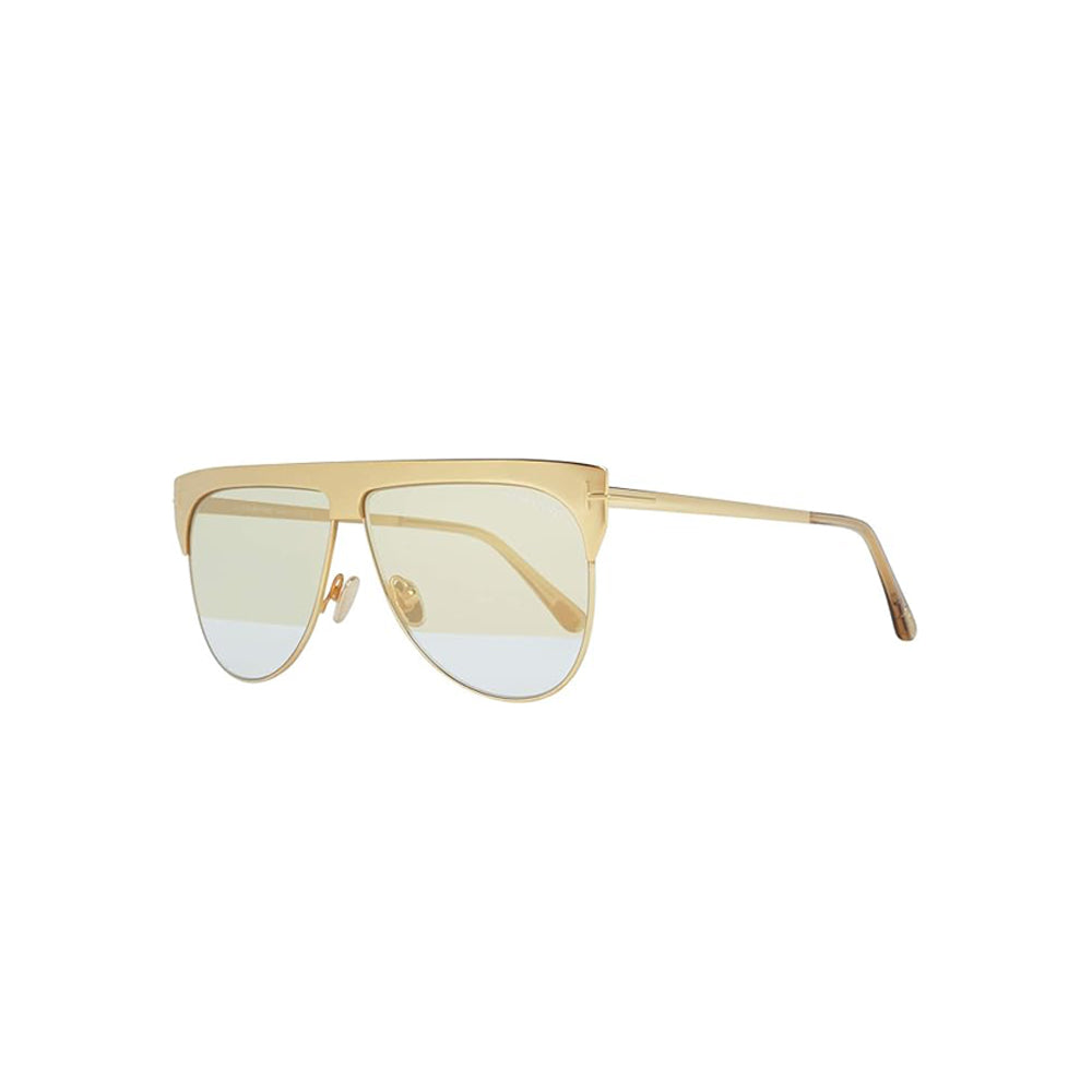 Tom Ford TF757 sunglasses in gold, 45° view