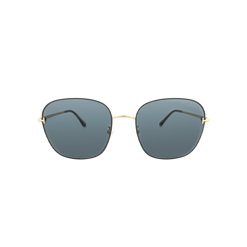 Tom Ford TF888 glasses in gold, front view