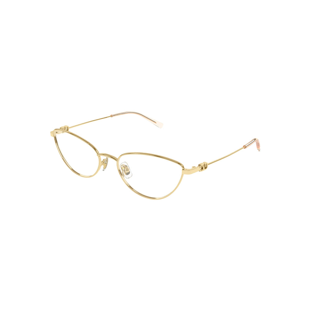 Valentino VG0029O glasses in gold, 45° view