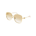 Valentino VG0042SK sunglasses in gold, 45° view