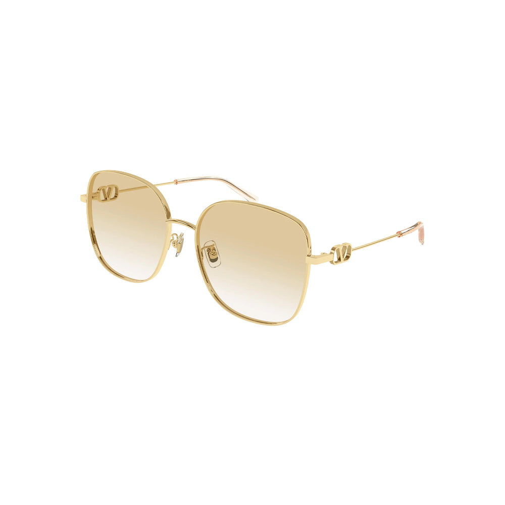 Valentino VG0042SK sunglasses in gold, 45° view