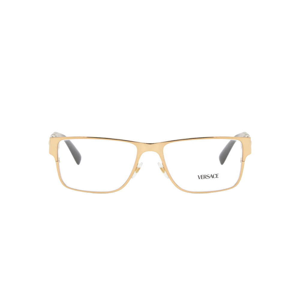 Versace 1274 glasses in black, front view