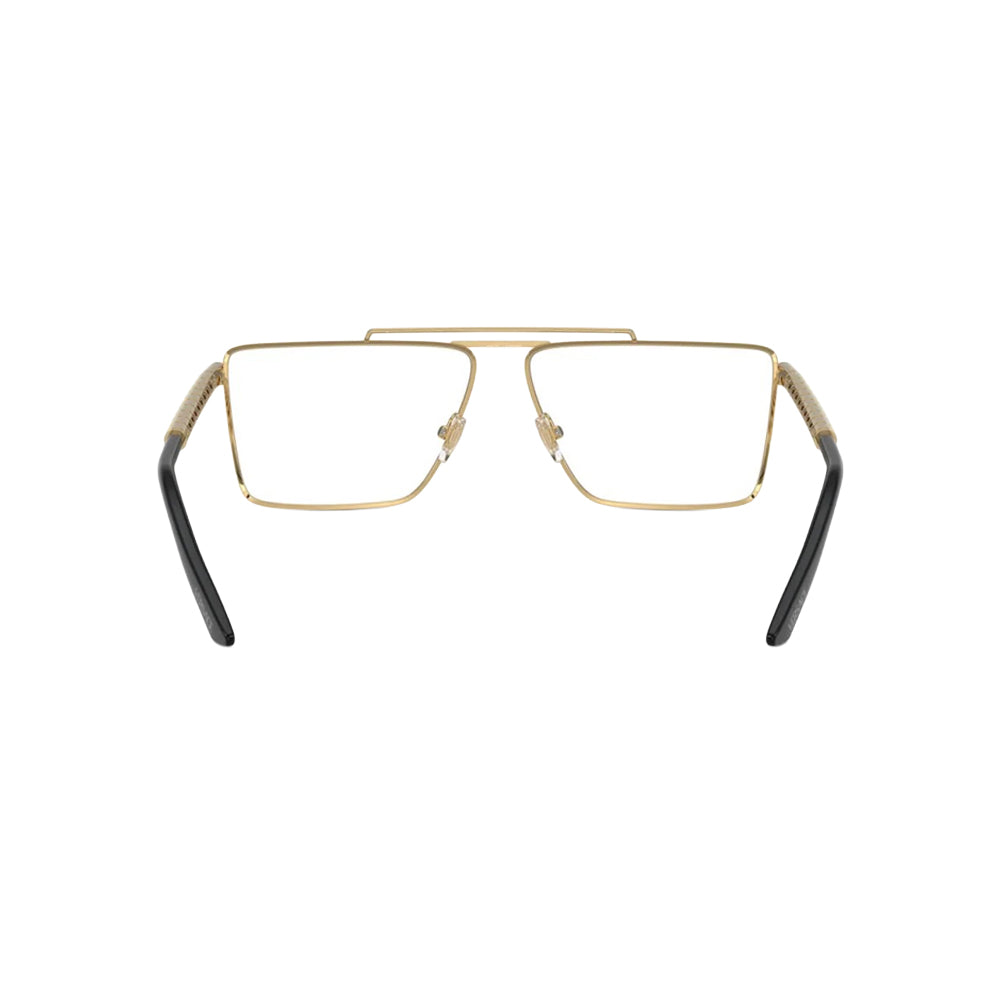 Versace 1295 glasses in gold, front view