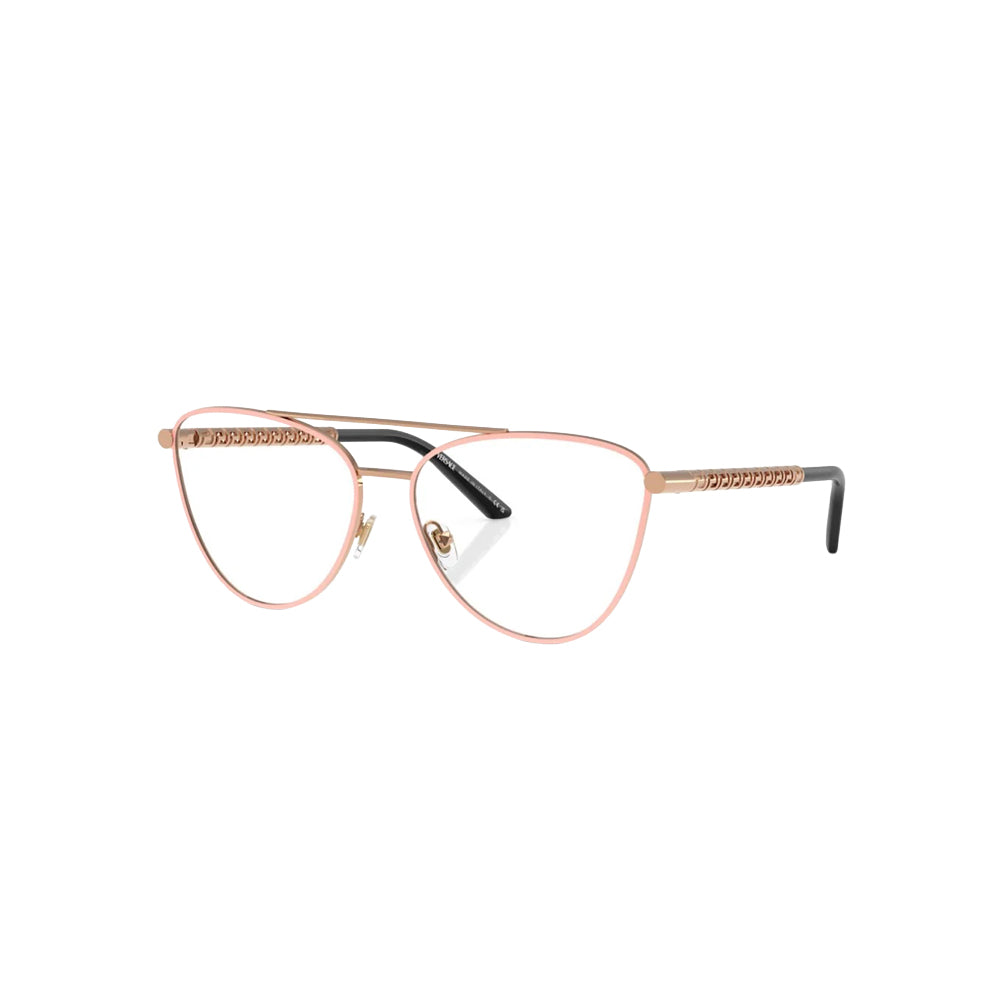 Versace 1296 glasses in gold, 45° view