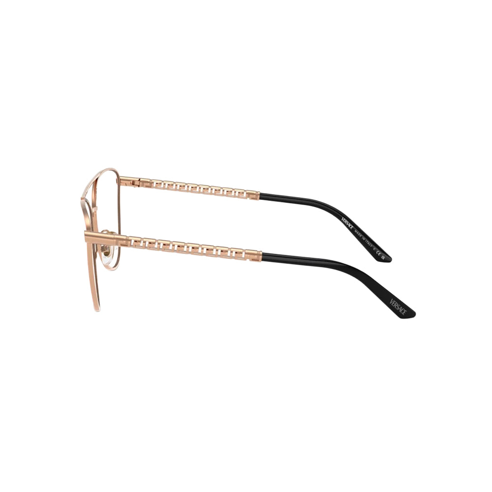 Versace 1296 glasses in gold, side view