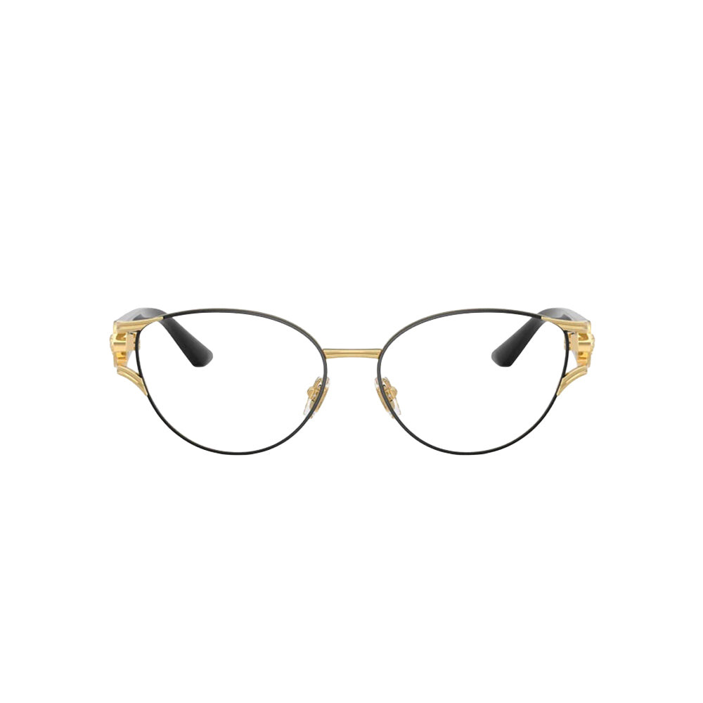 Versace 1309 glasses in black, front view