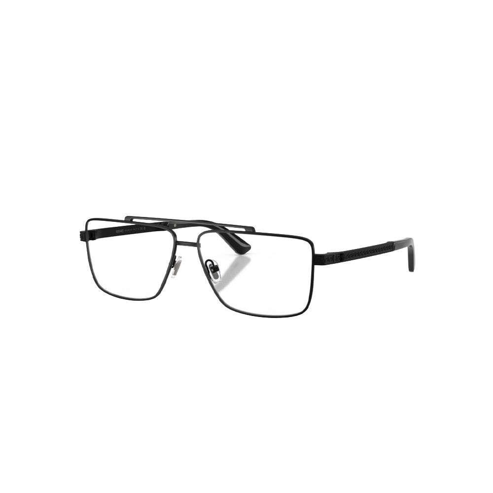 Versace 1315 glasses in black, 45° view