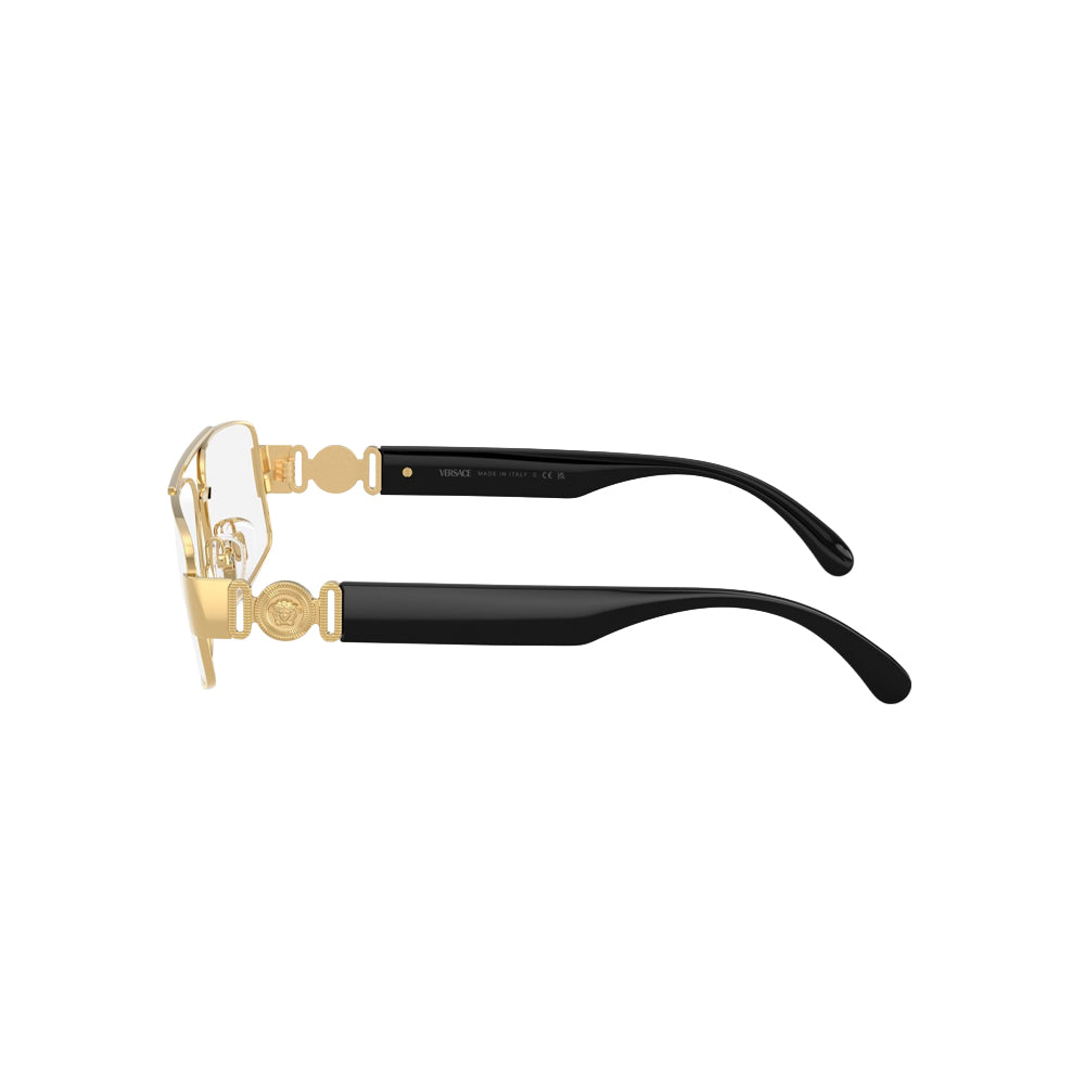 Versace 1317 glasses in black, side view