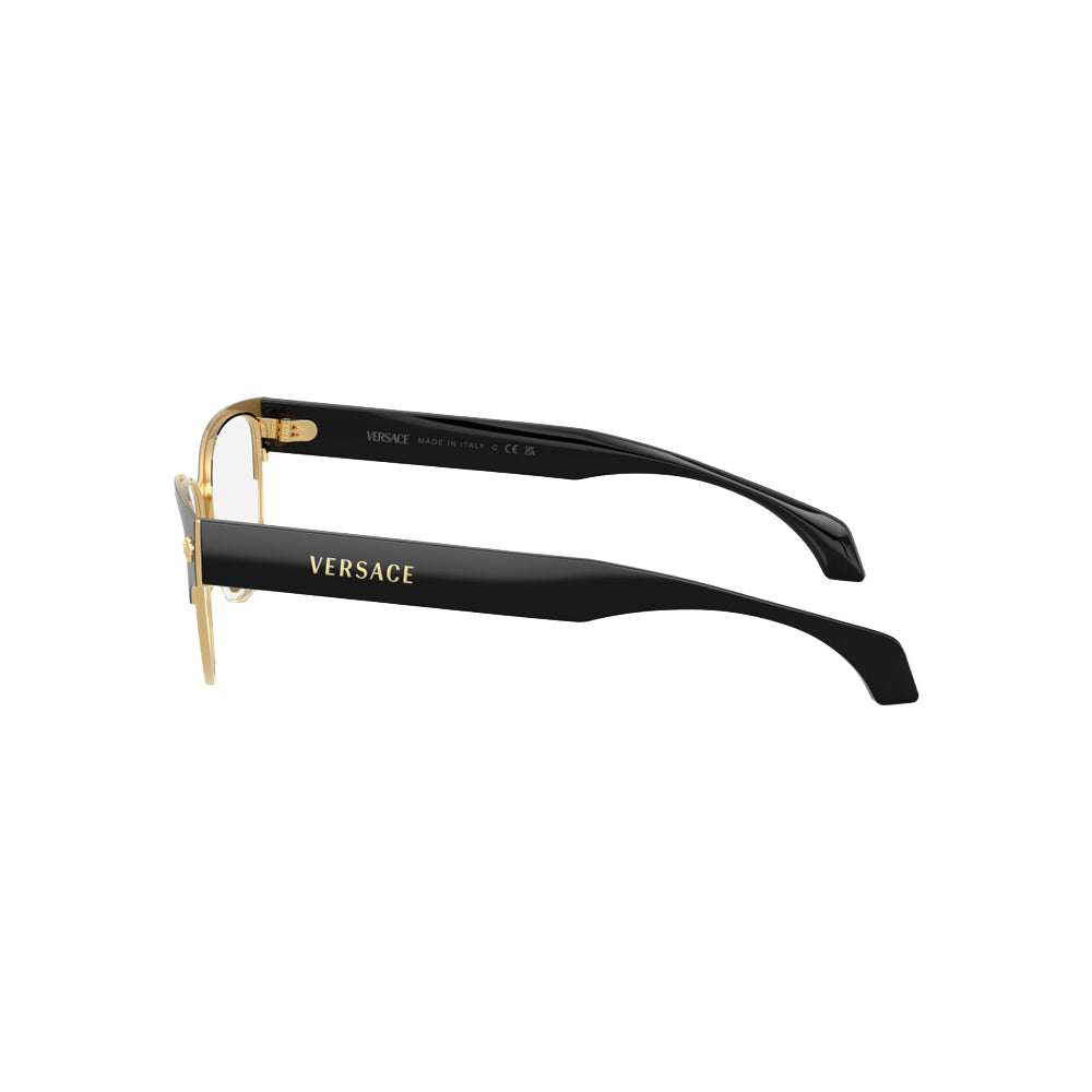 Versace 1318 glasses in black, side view