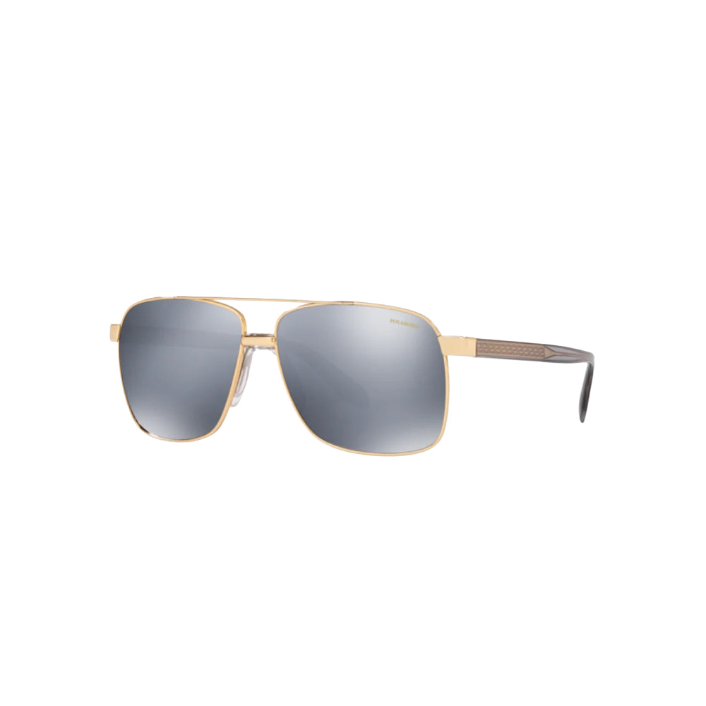 Versace 2174 sunglasses in gold, 45° view
