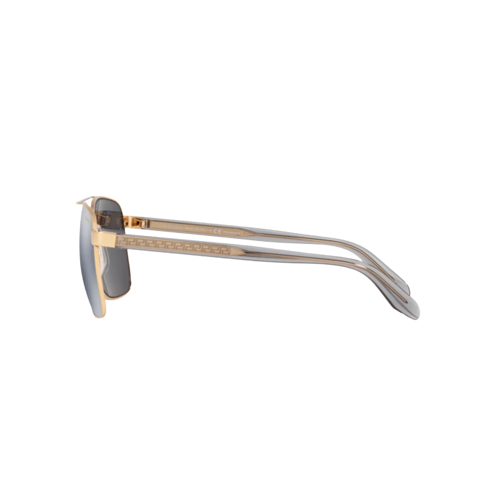 Versace 2174 sunglasses in gold, side view