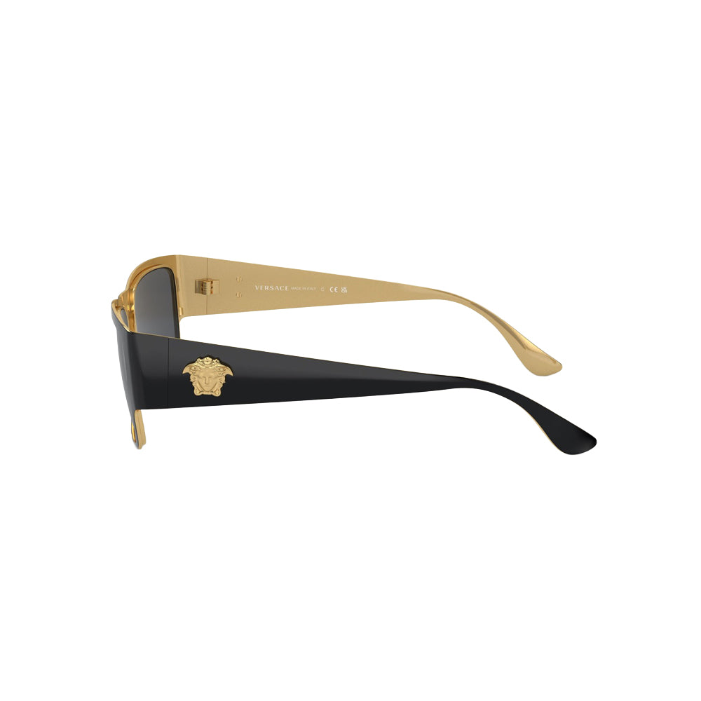 Versace 2262 sunglasses in black, side view