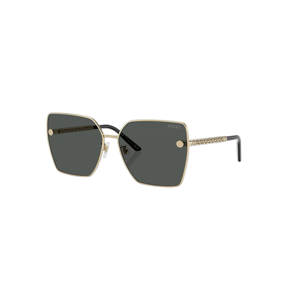 Versace 2270-D sunglasses in gold, 45° view