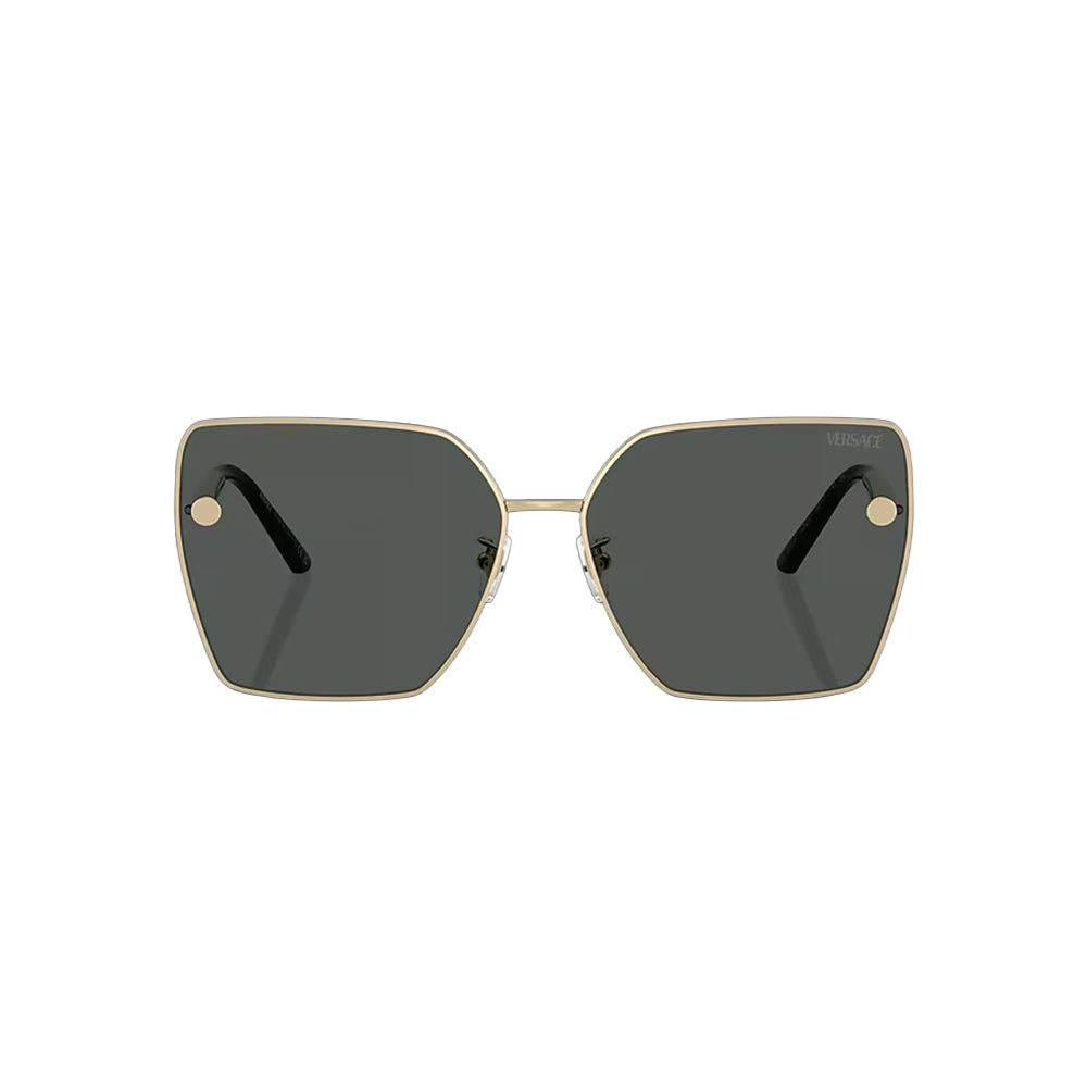 Versace 2270-D sunglasses in gold, front view