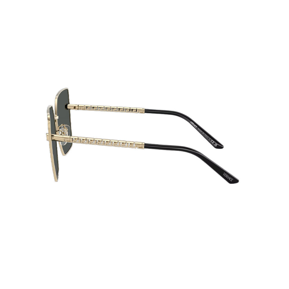 Versace 2270-D sunglasses in gold, side view