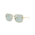 Versace 2282 sunglasses in gold, 45° view