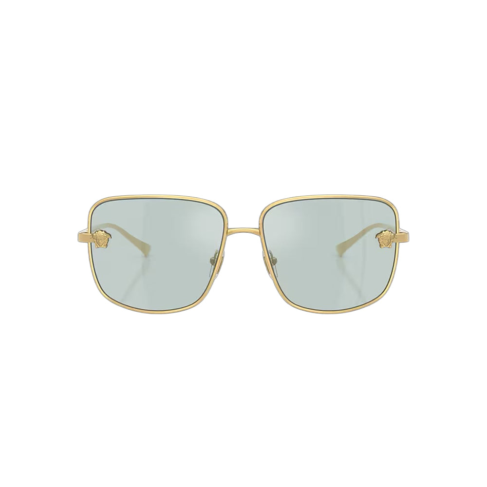 Versace 2282 sunglasses in gold, front view