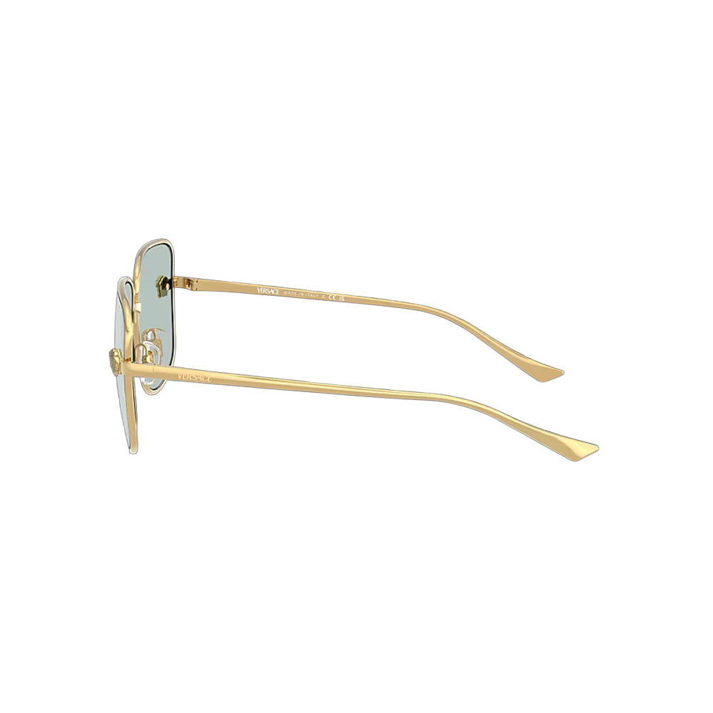 Versace 2282 sunglasses in gold, side view