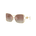 Versace 2288 sunglasses in gold, 45° view