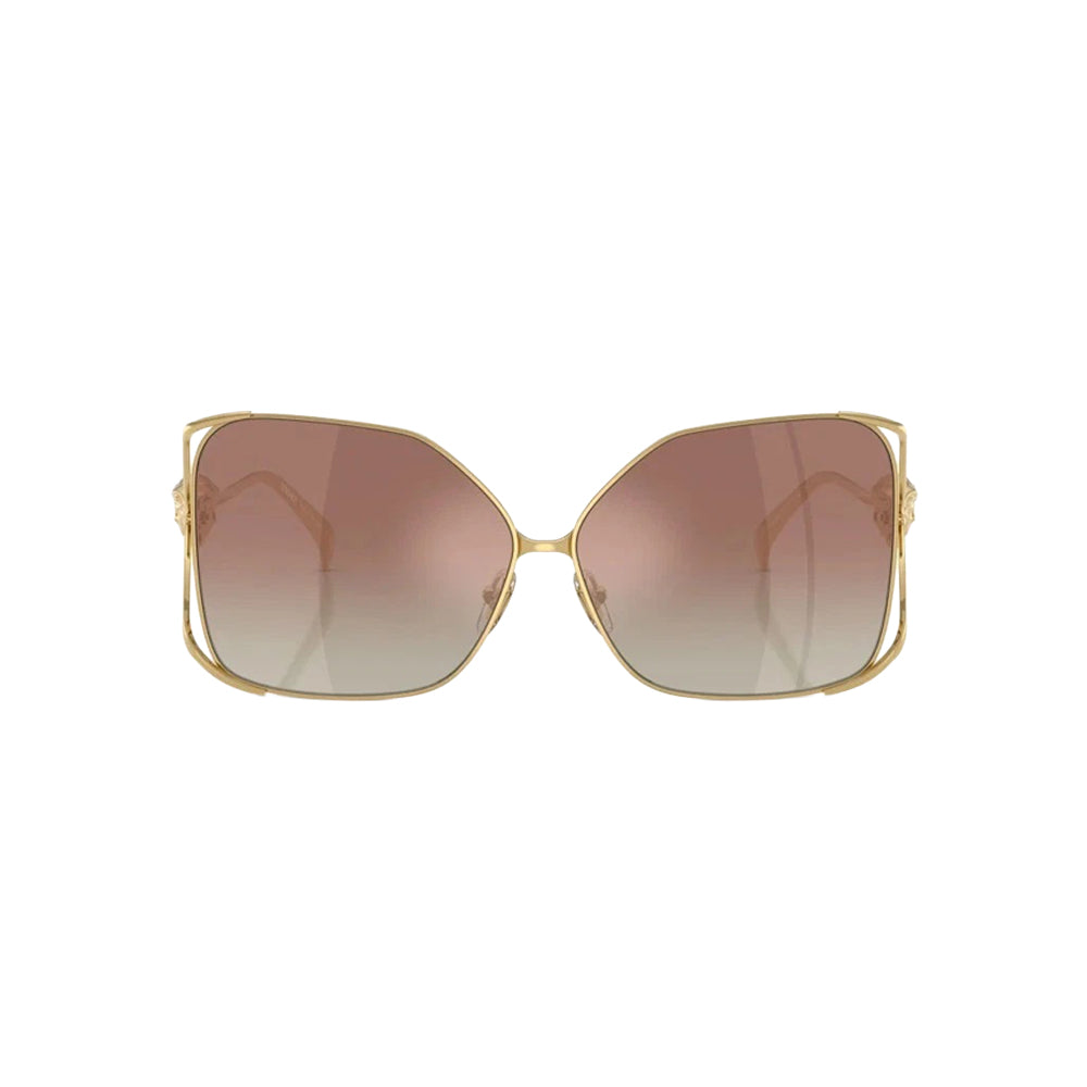 Versace 2288 sunglasses in gold, front view