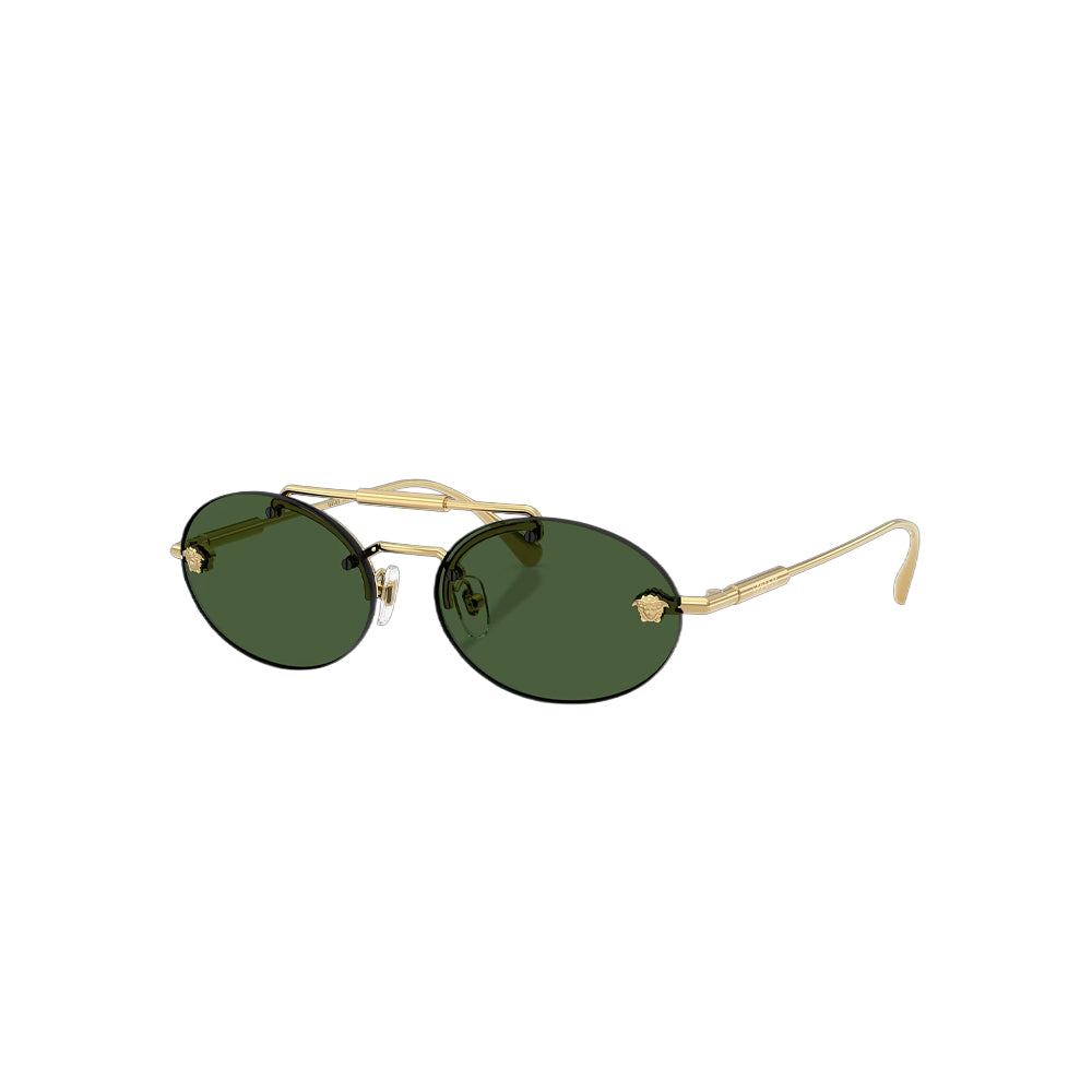 Versace 2295 sunglasses in gold, 45° view