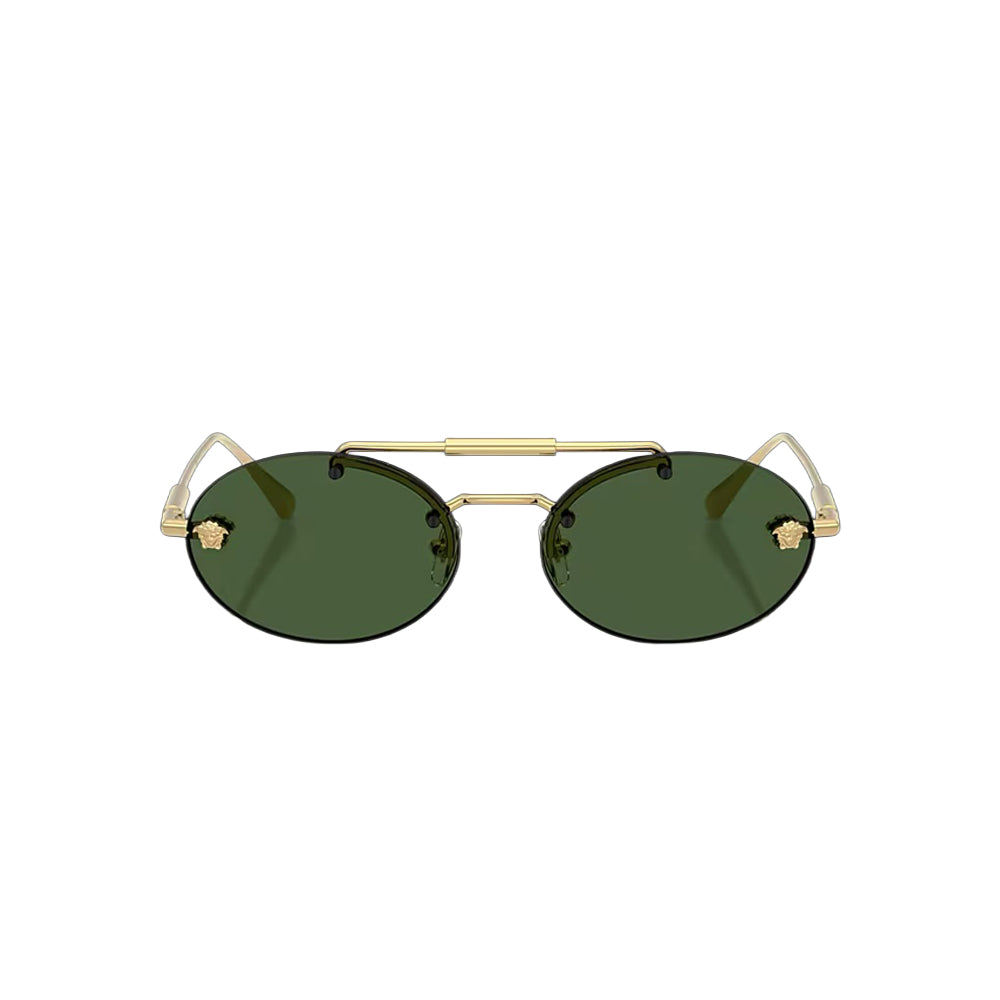 Versace 2295 sunglasses in gold, front view