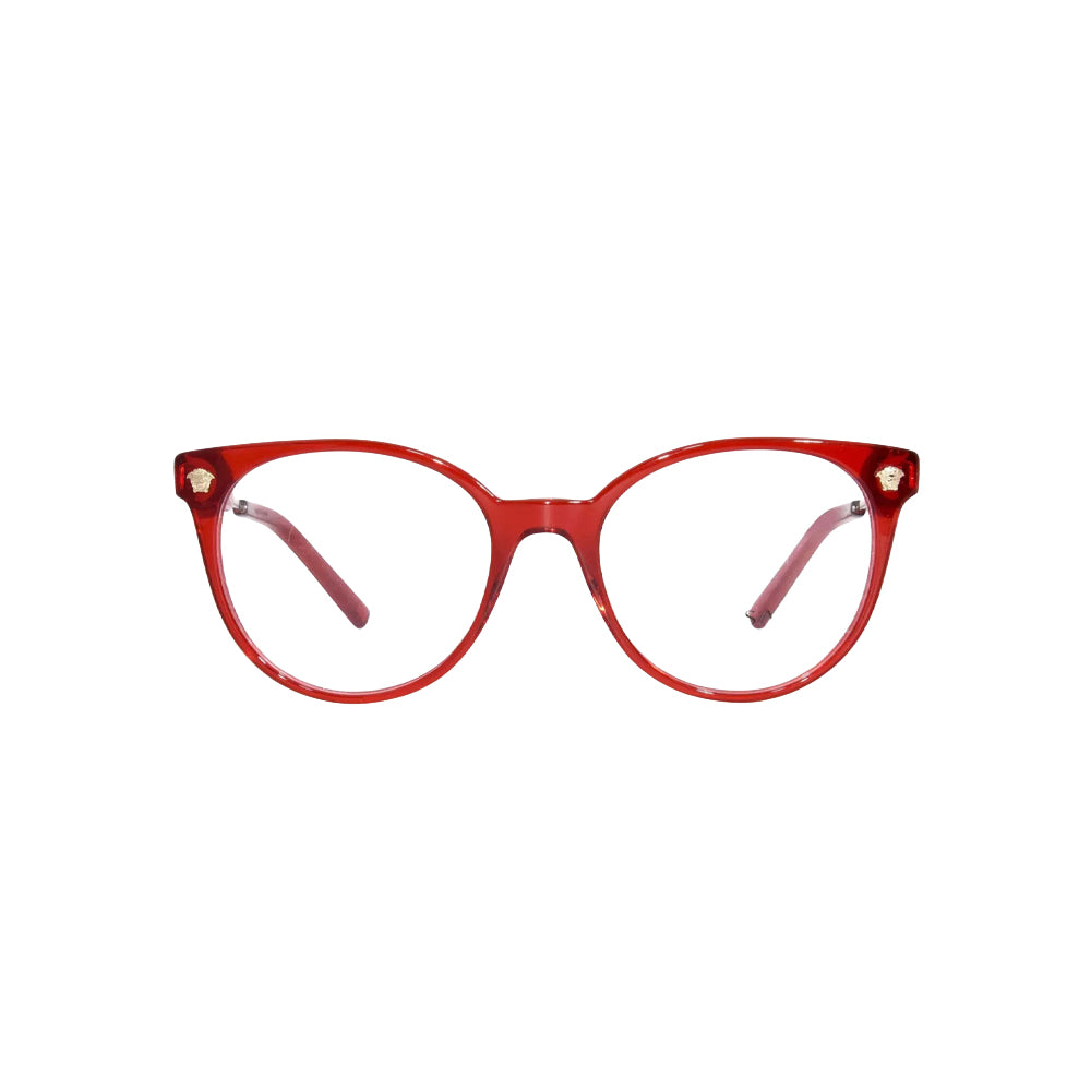 Versace 3291 glasses in red, front view