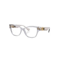 Versace 3347 glasses in grey, 45° view