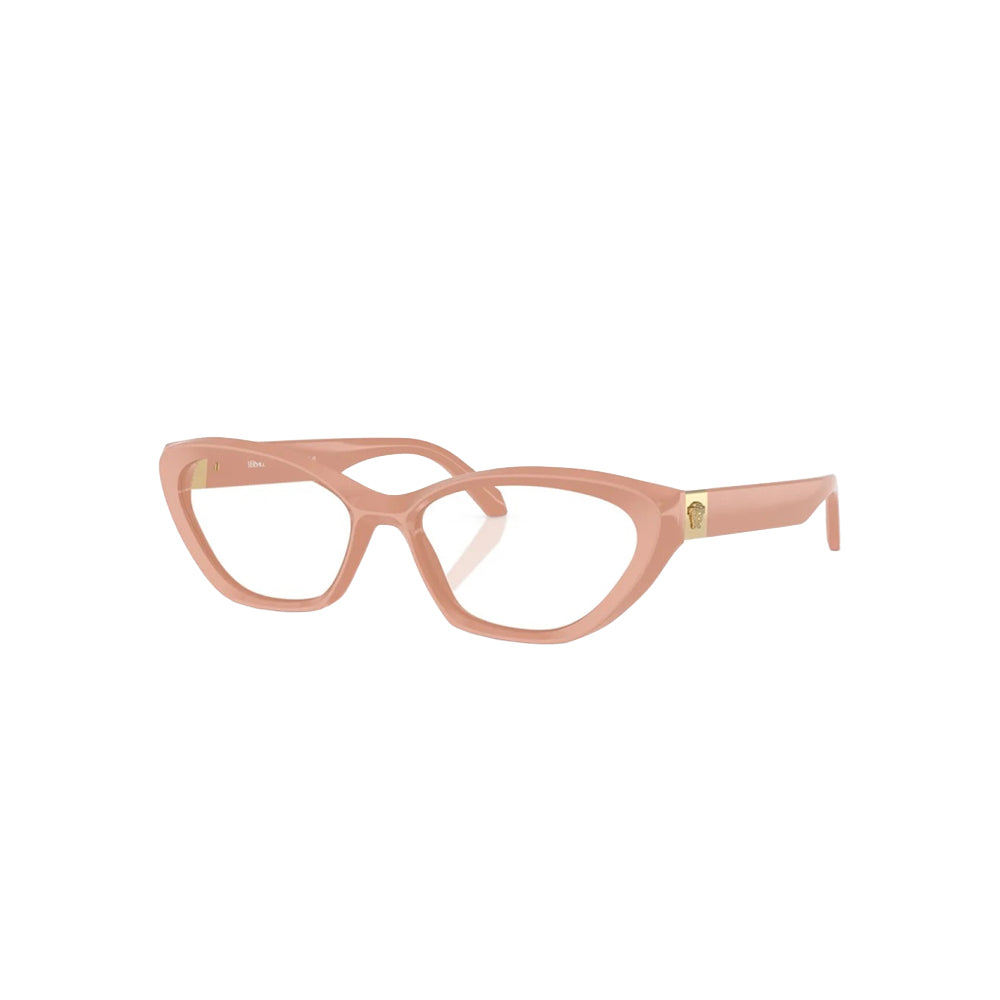 Versace 3356 glasses in pink, 45° view