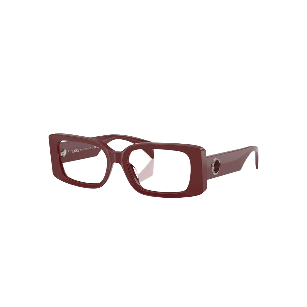Versace 3362-U glasses in red, 45° view