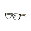 Versace 3387-U glasses in black, 45° view