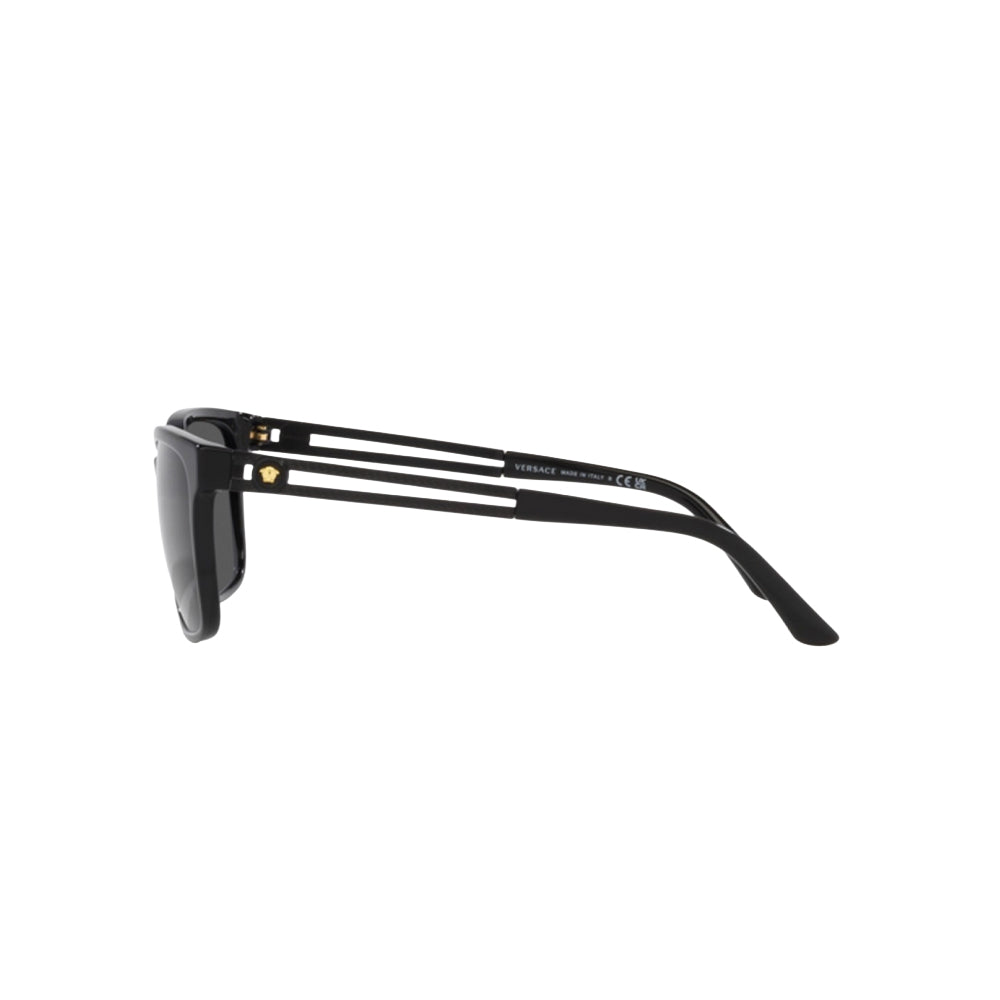 Versace 4307 sunglasses in black, side view