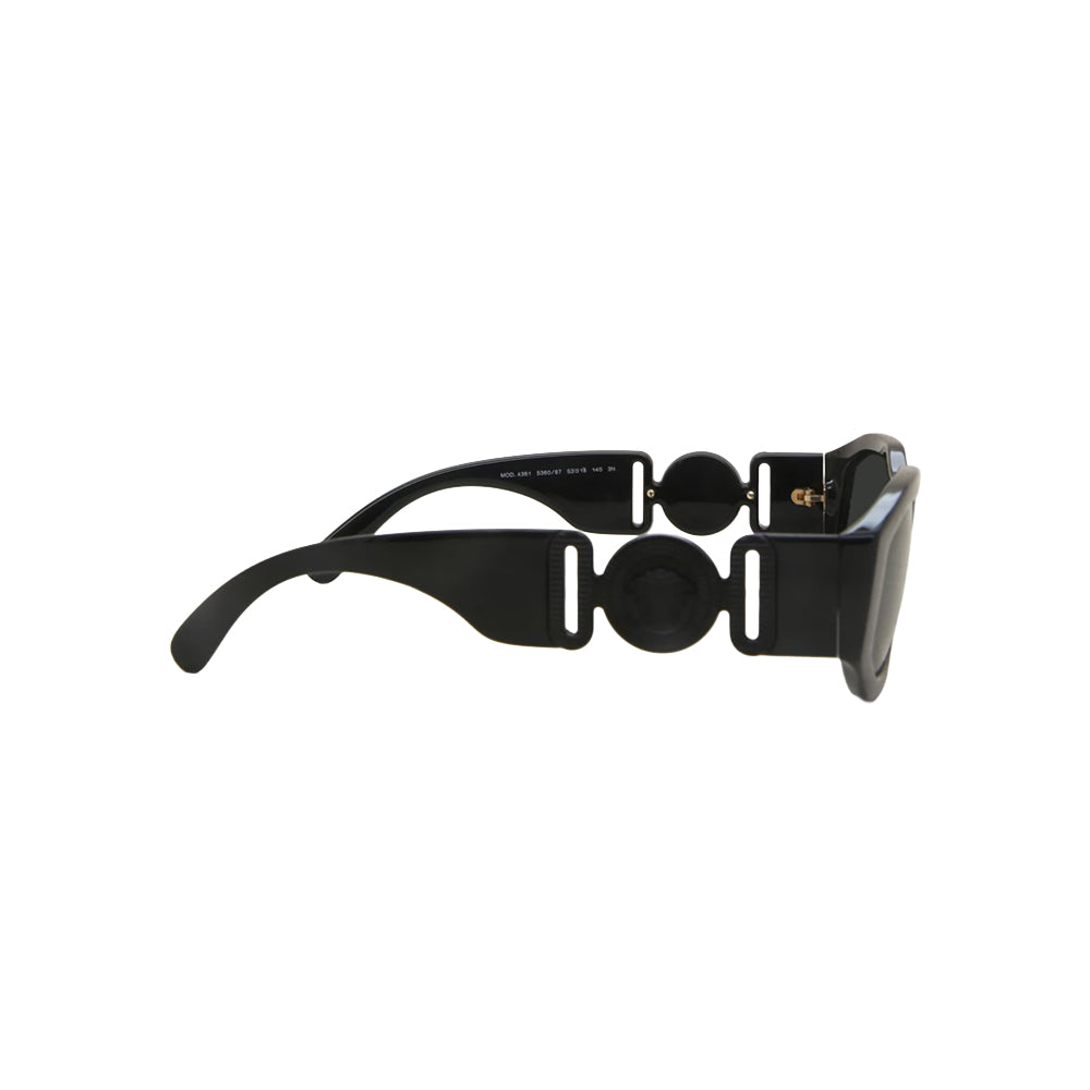 Versace 4361 sunglasses in black, side view