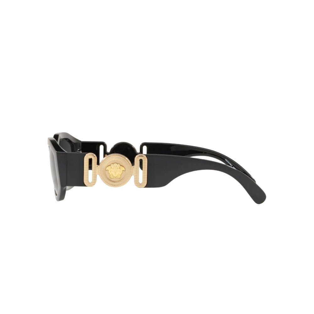 Versace 4361 sunglasses in black, side view