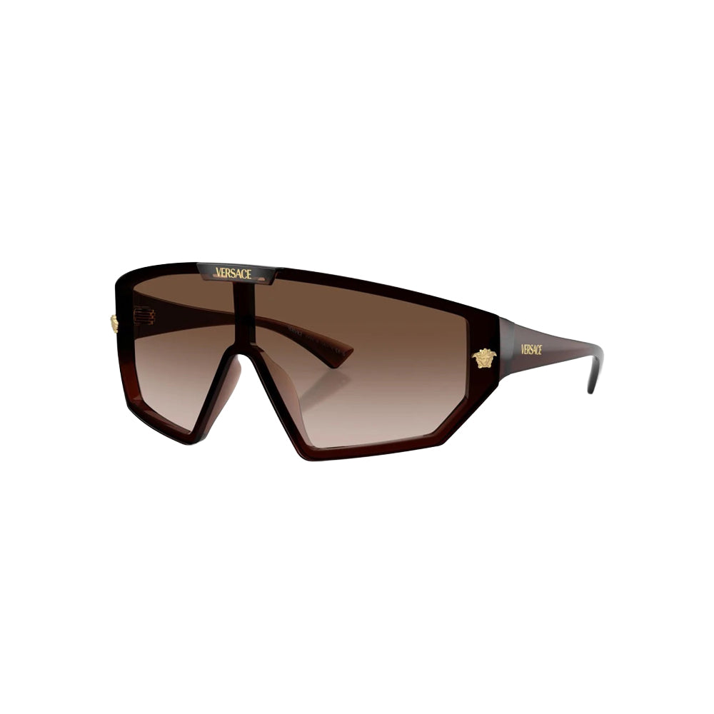 Versace 4461 sunglasses in brown, 45° view