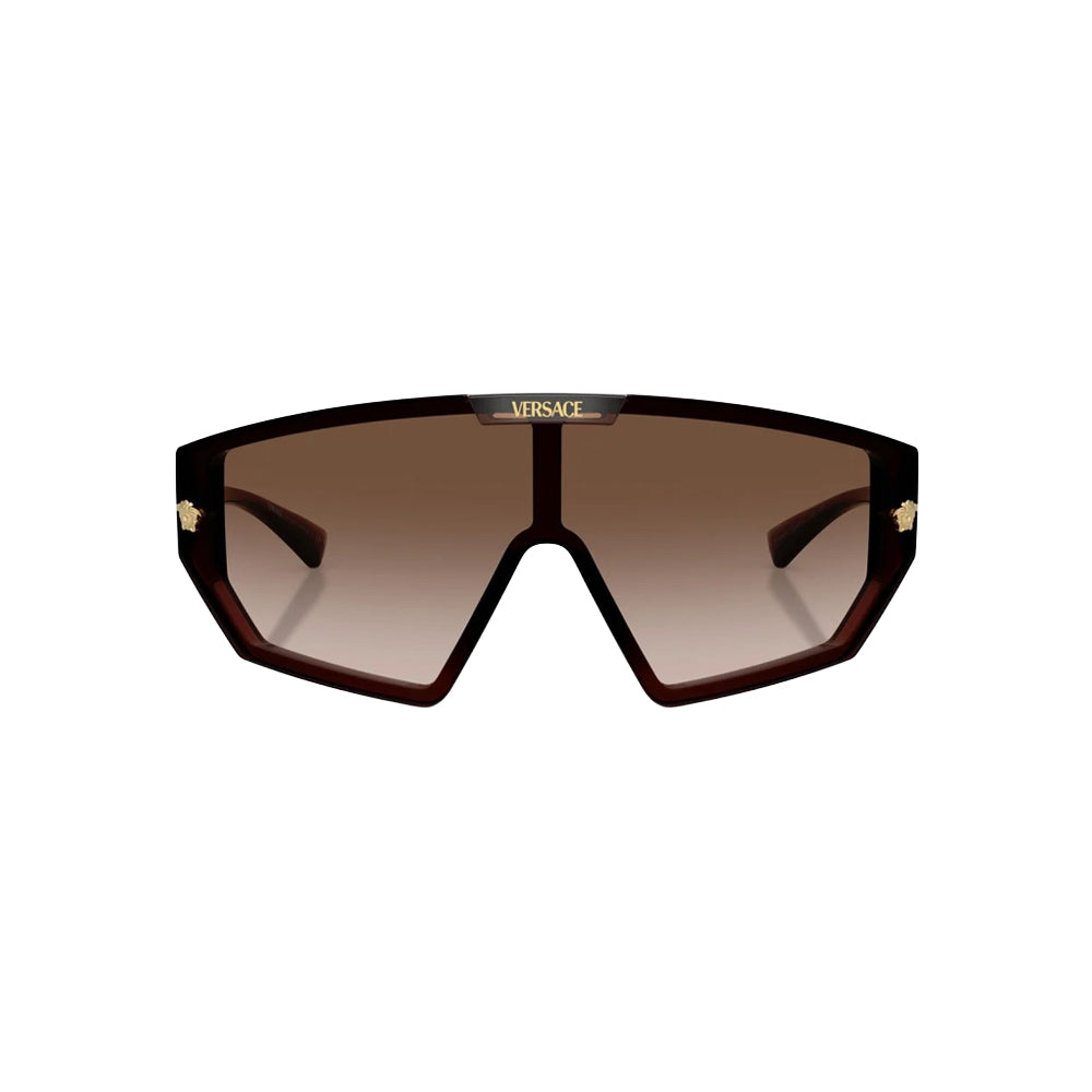 Versace 4461 sunglasses in brown, front view